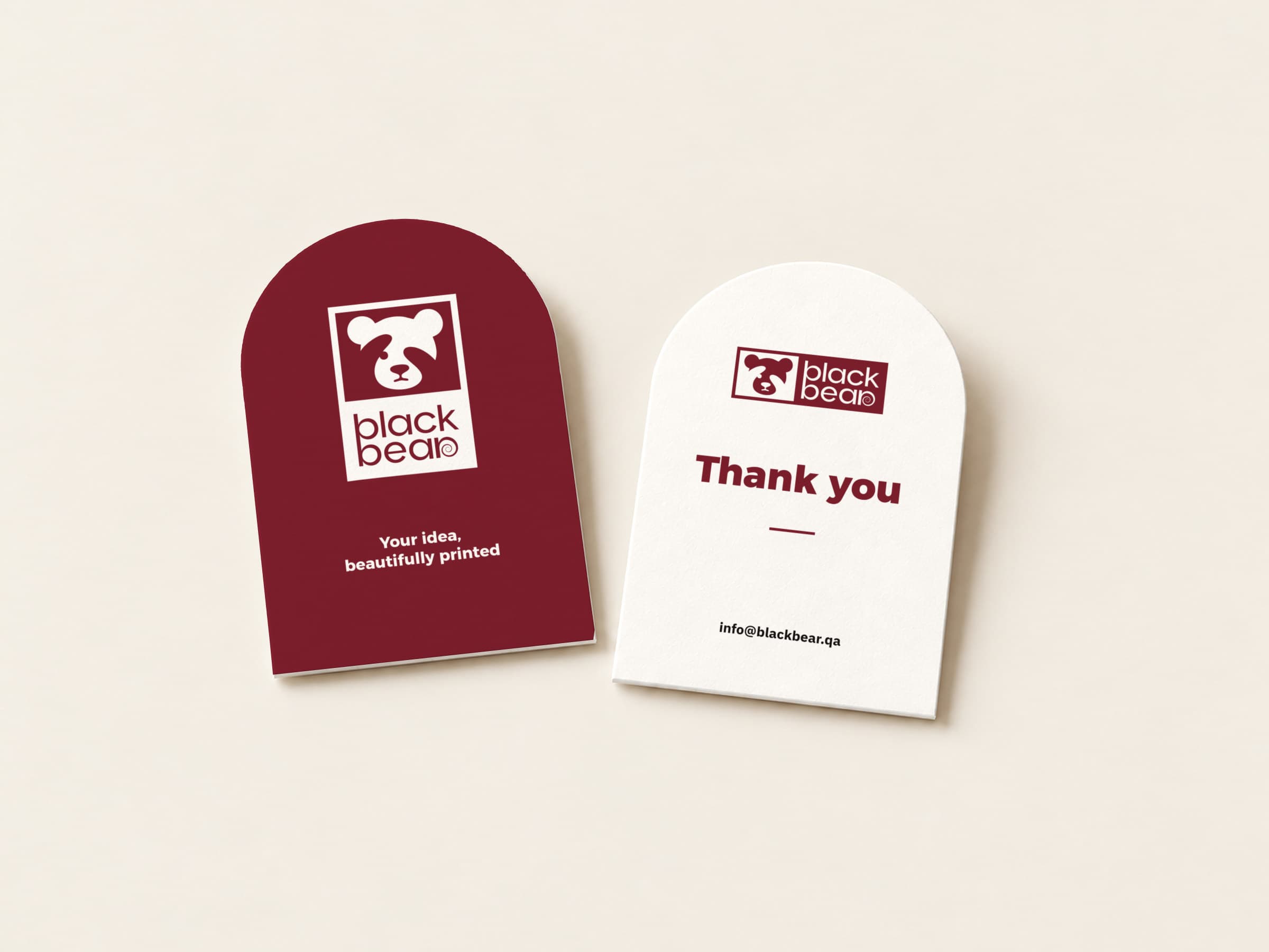Arched cards