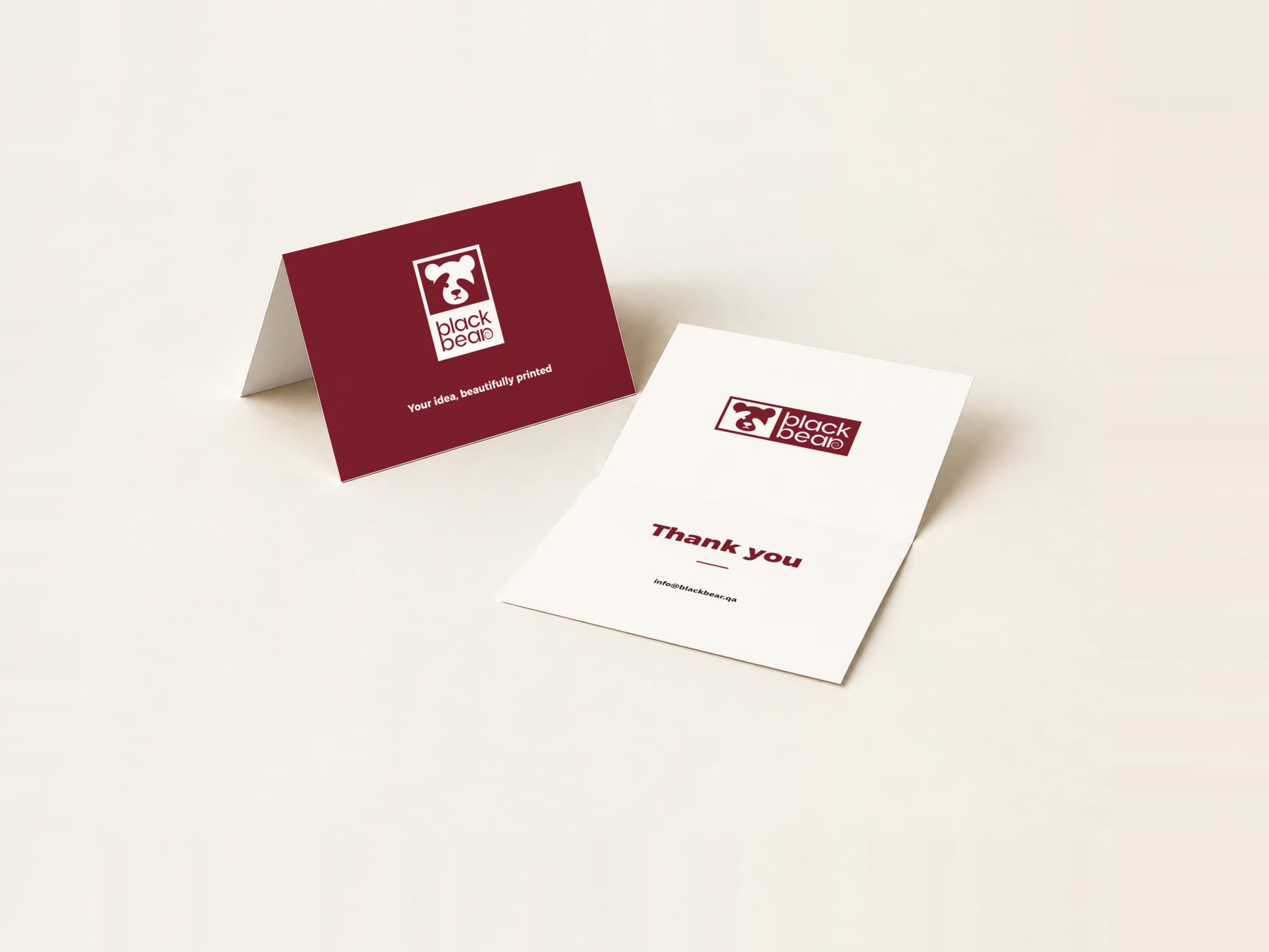 Folded cards