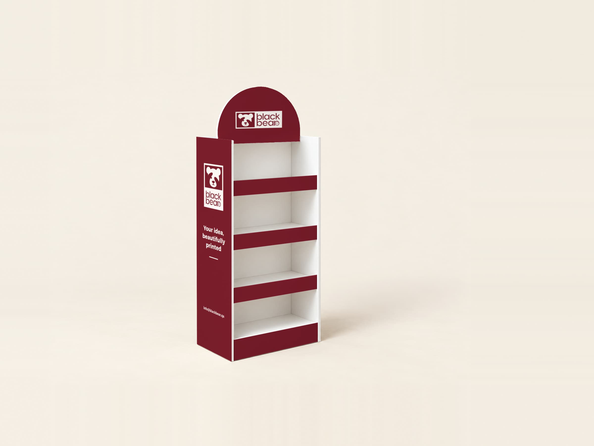 Custom-cut Forex standees